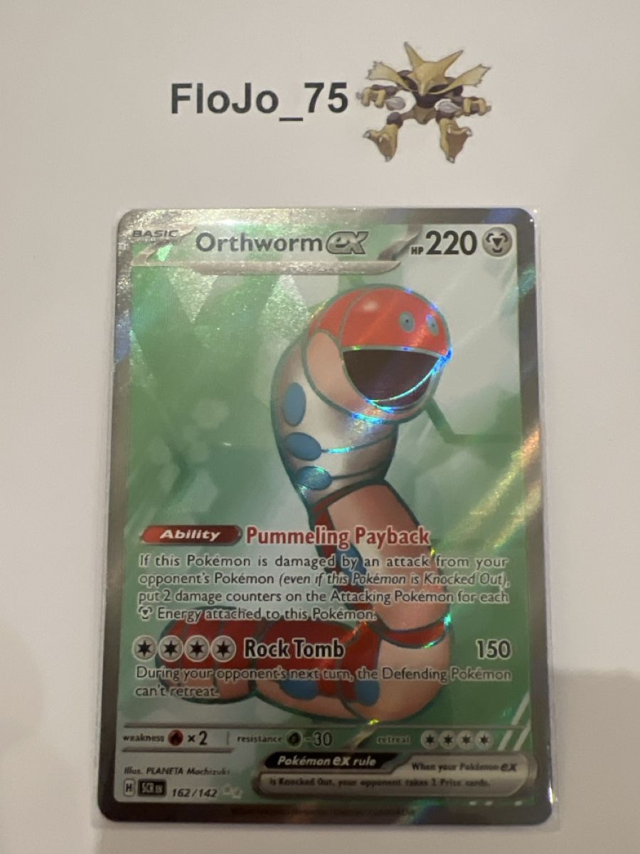 Pokémon Carte collezionabili: Orthworm ex 162/142 – Usato da St-Blaise venduto da FloJo_75