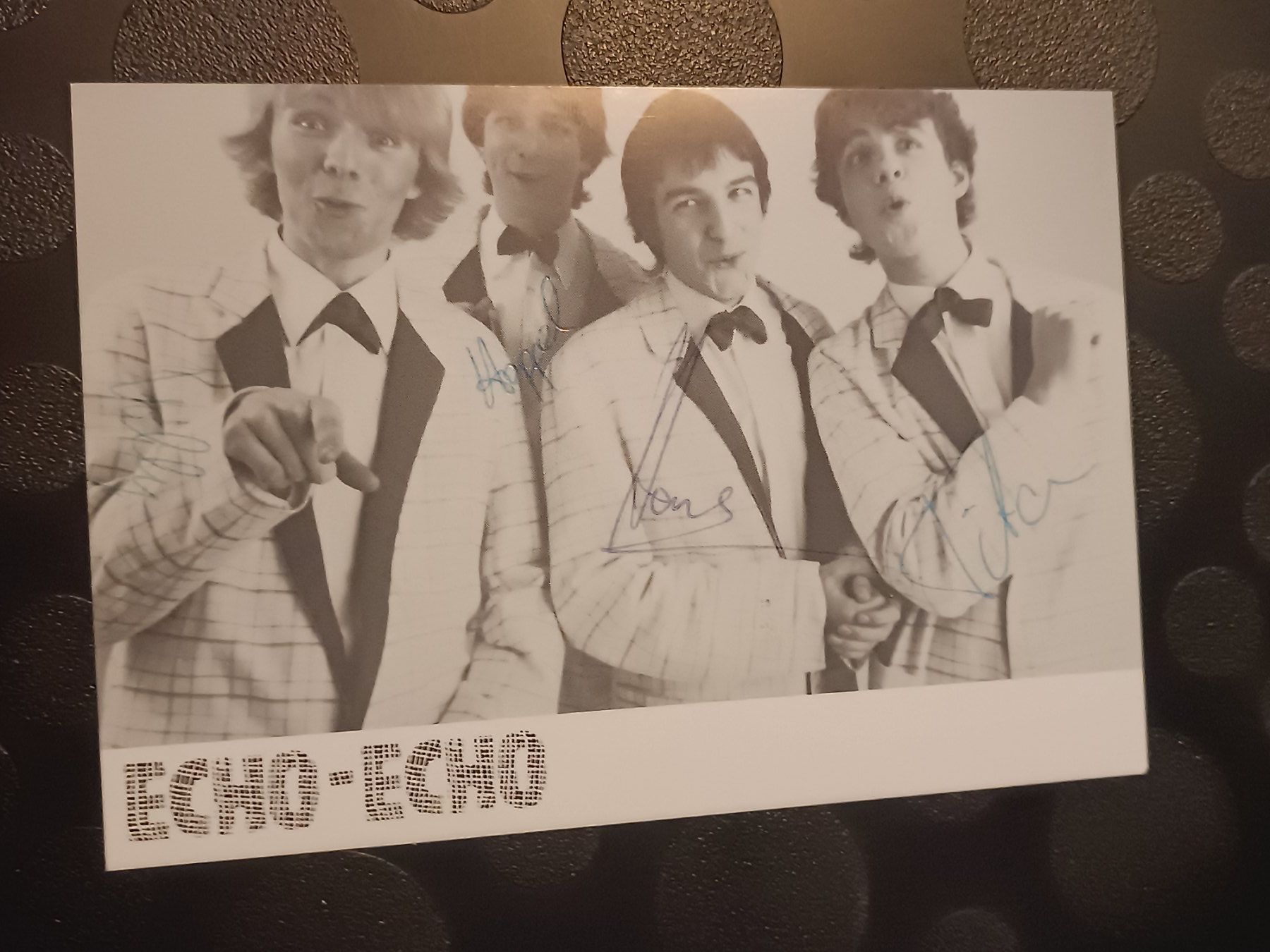 Autogramme: Echo-Echo  - signierte Autogrammkarte 80er Jahre – Gebraucht aus Menziken von Artographs