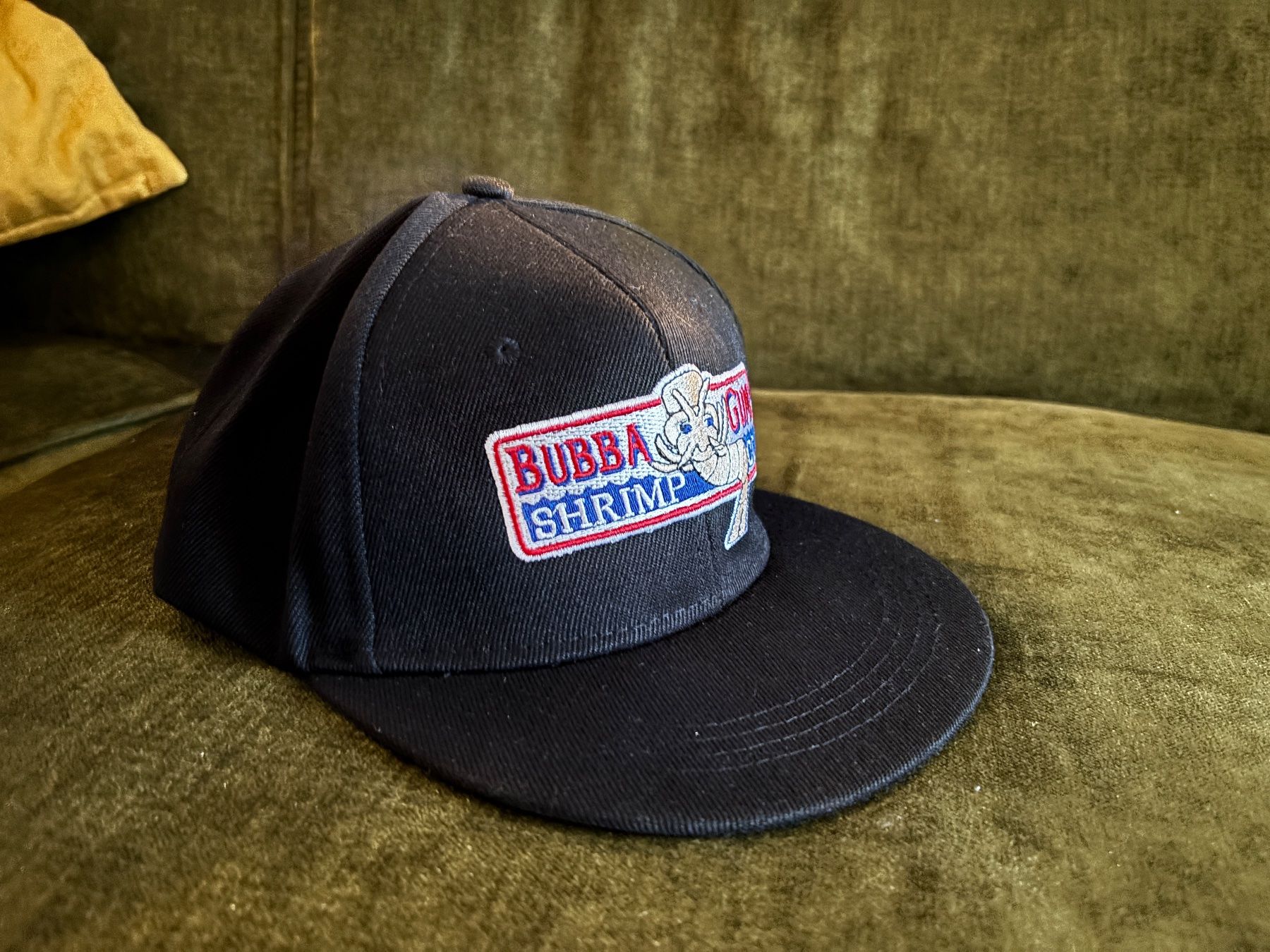 Copricapi, berretti & cappellini: Bubba Gump Cap Forrest Gump Snapback Baseballkappe schwarz – Nuovo (secondo la descrizione) da Herrliberg venduto da Tcardo 1