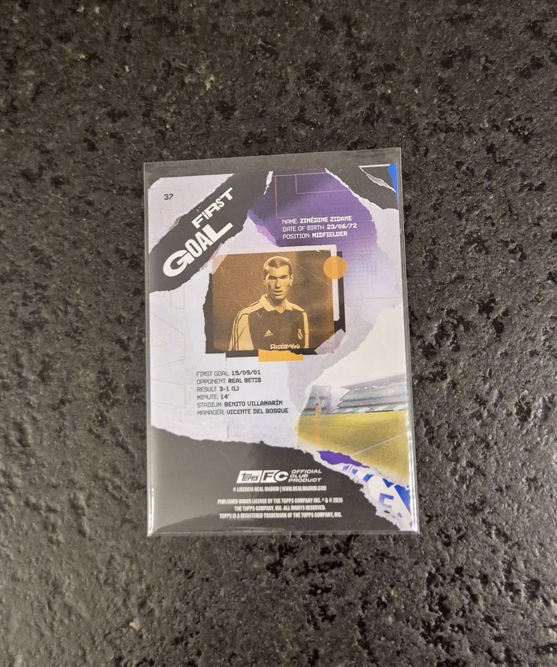 Topps Sammelbilder & Trading cards: Zinedine Zidane - Real Madrid - Topps – Neu (gemäss Beschreibung) aus Burg AG von Danoe 1