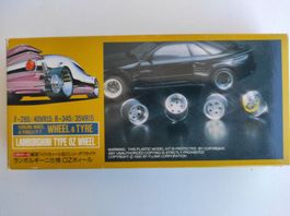Felgen & Reifen zu Lambhorghini, Bausatz von Fujimi 1/24