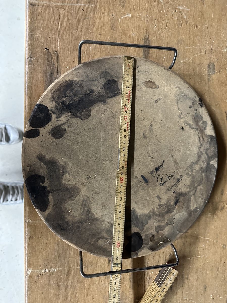 Servierplatten: Pizzastein mit Halterung – Gebraucht aus Lüsslingen von Roadrunner77 2