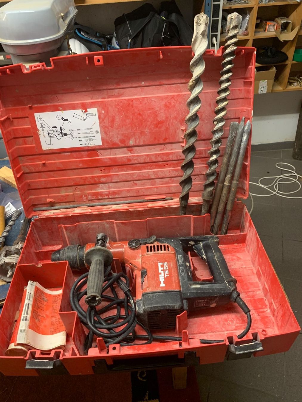 Hilti Bohrmaschinen: Bohrhammer Hilti TE 55 – Gebraucht aus Oberwil-Lieli von
