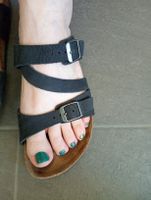 Birkenstock Sandalen in Anthrazit, Grösse 39, Top Zustand!