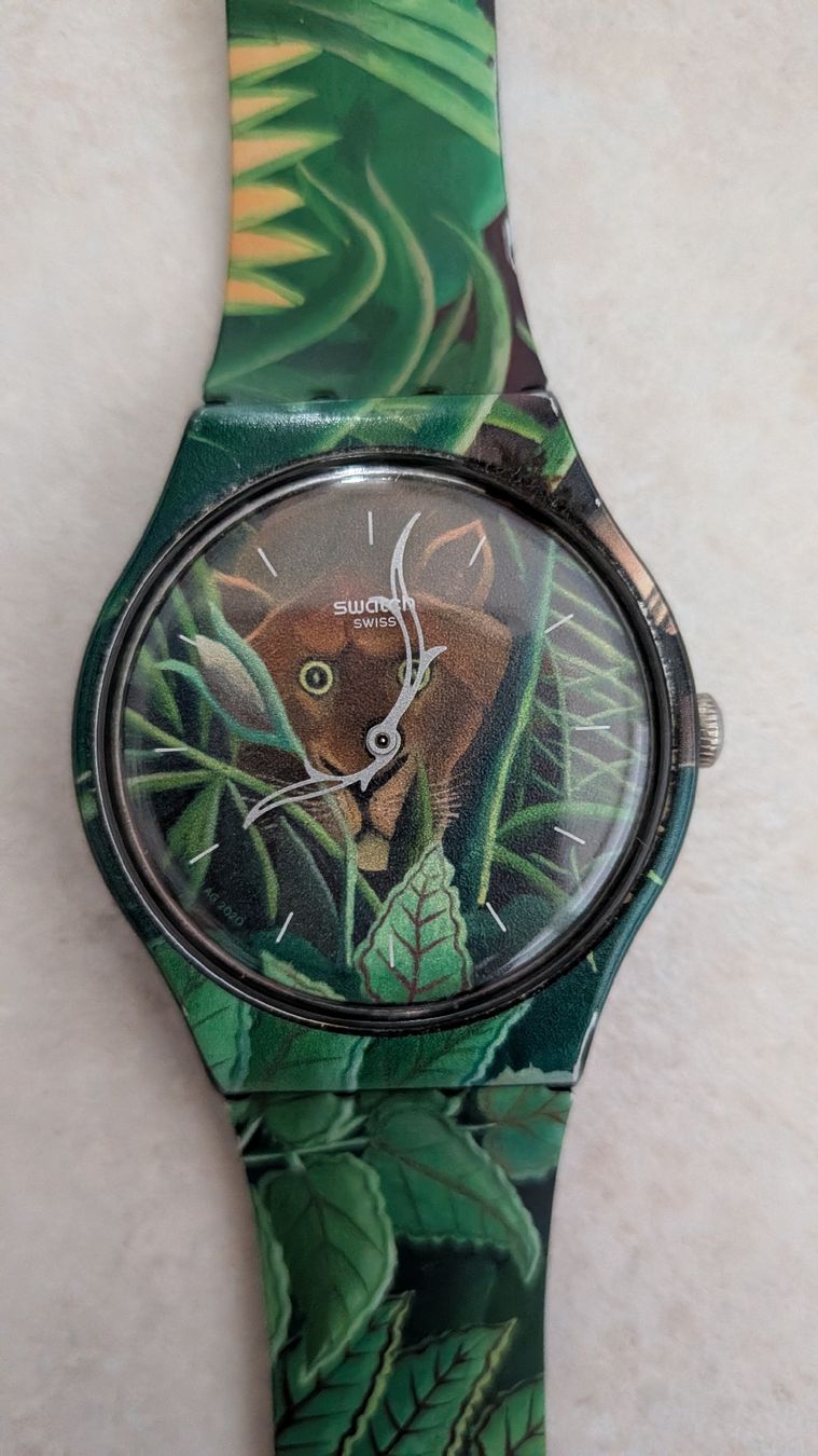 Swatch Montres: Montre Swatch MoMA Jungle – D'occasion à La Tour-de-Peilz par Multiverse