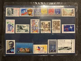 Collection de timbres France 1995 en feuilles sous pochette