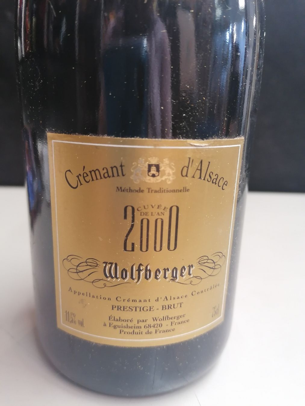 Bevande alcoliche: CRÉMANT D'ALSACE 2000 – Nuovo (secondo la descrizione) da Genève venduto da Leboucheoreilles 3