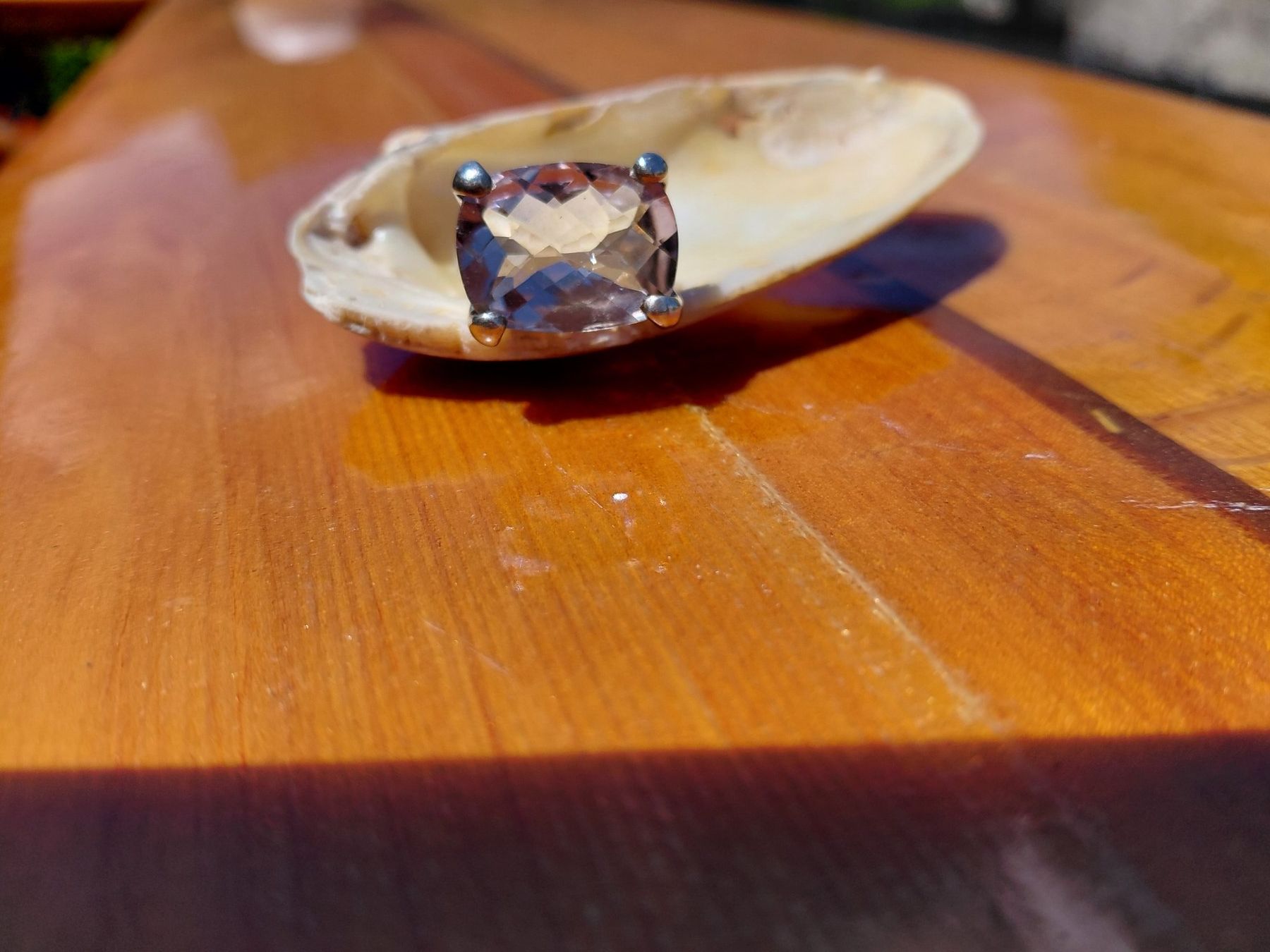 Ringe: Superbe bague argent et quartz rose – Gebraucht aus Boussens von mgerma54