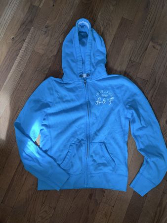 Hoodie Abercrombie & Fitch blau Grösse M guter Zustand