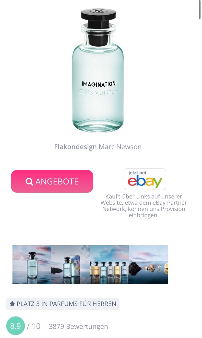 Profumi & Eau de Toilette: Milestone Intimation Abfüllung EDP5ml. LV IMAGINATION DUPE – Usato da Zürich venduto da deruja 5