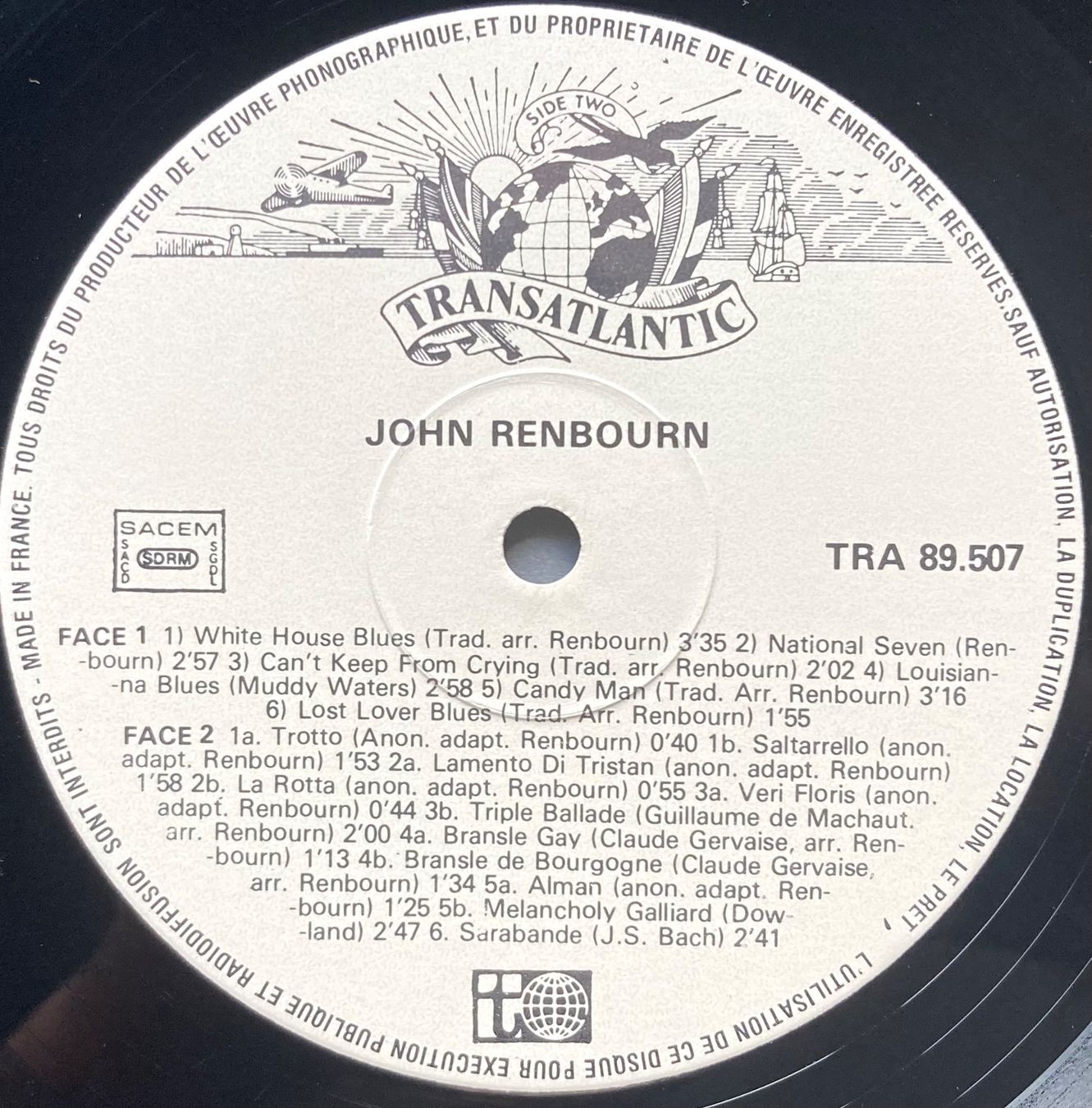 Schallplatten: JOHN RENBOURN - JOHN RENBOURN – Gebraucht aus Poliez-Pittet von Newtown-Records 3