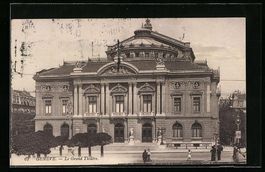 AK Genève, Le Grand Theatre, 1913