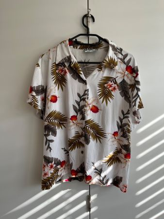 Two Palms Hawaii Hemd Bluse floral One Size