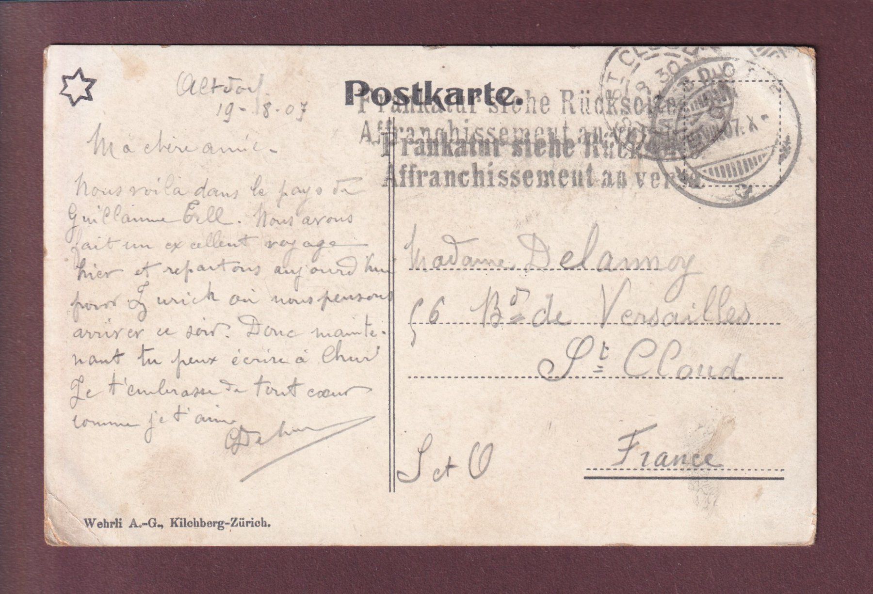 Cartes postales: ALTDORF - Platz - 1907 // Eckbug // – D'occasion à Pully par nicecards 1