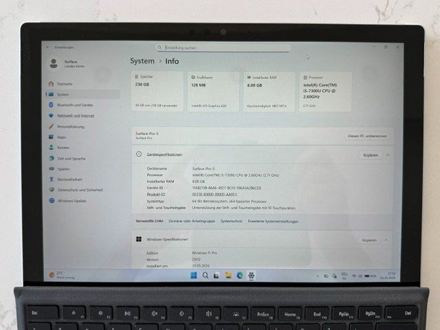 Microsoft Tablet PC: Surface Pro 5, ab 1 Fr. – Usato da Frauenfeld venduto da Vlati 5
