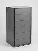 Cassettiera Novamobili Easy 6 cassetti, grigio, come nuova