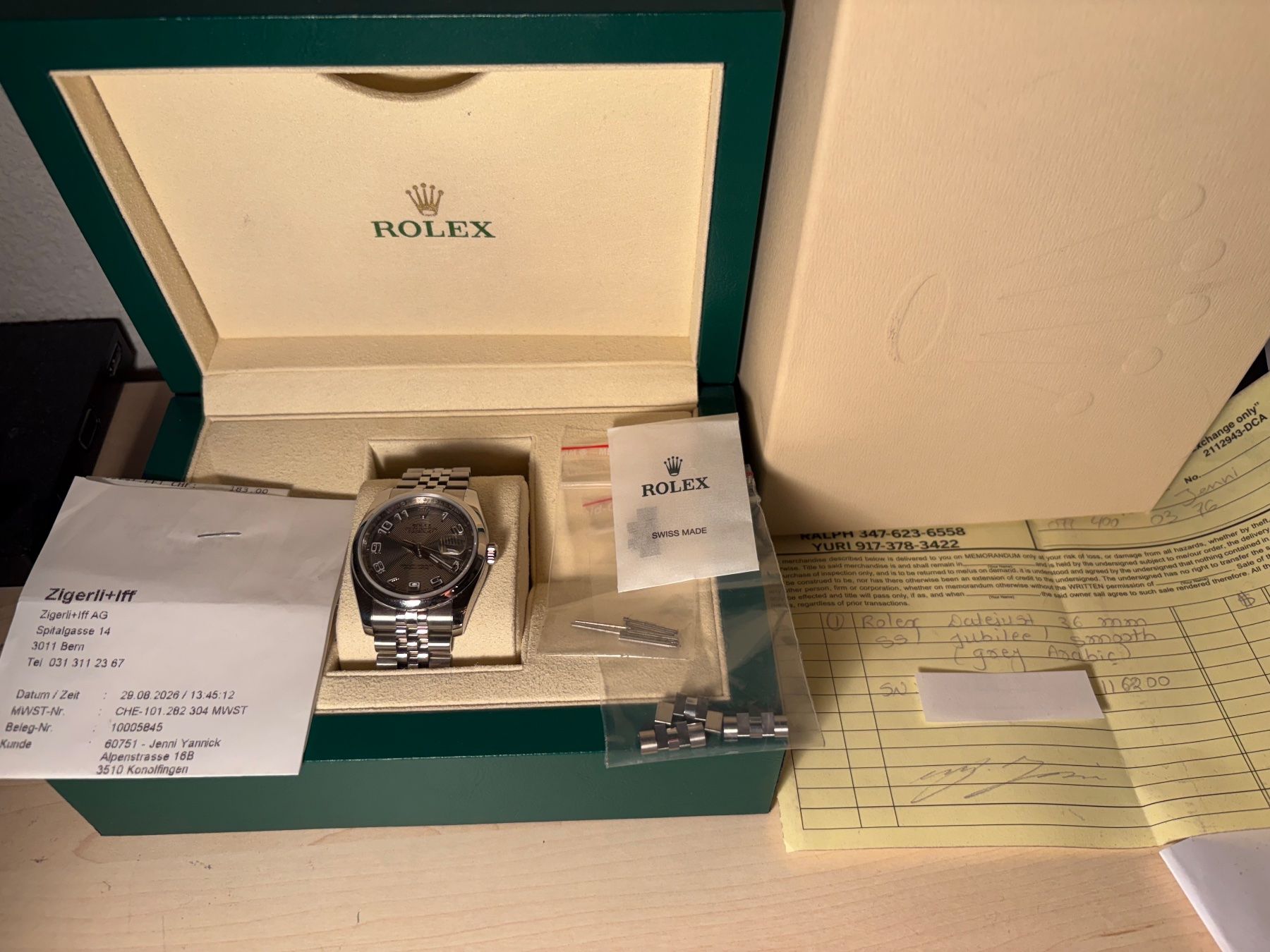 Rolex Uhren: Rolex Datejust 116200 Concentric Dial with hidden clasp – Gebraucht aus Konolfingen von yannick_925 3