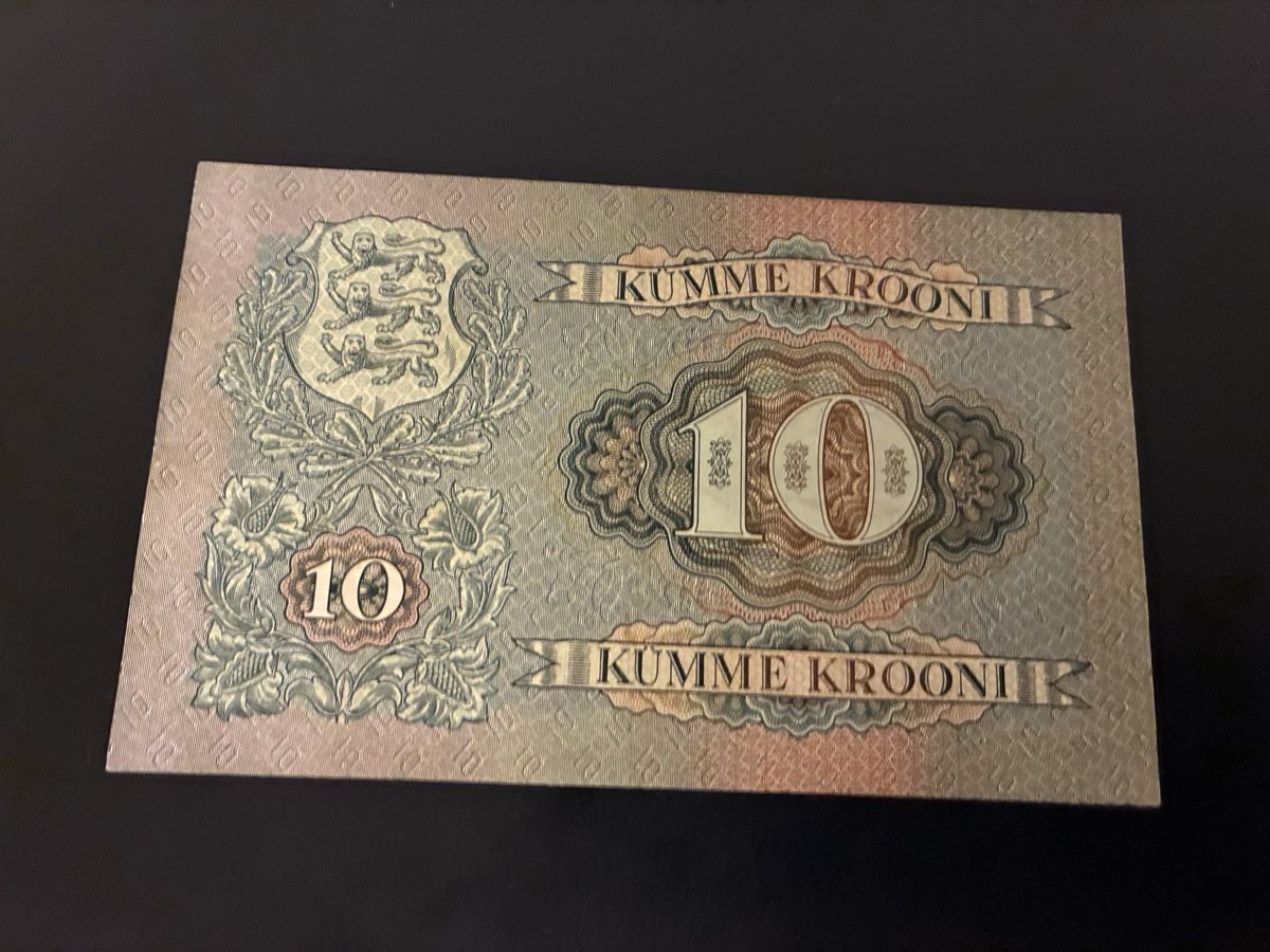 Banconote: 10 krooni 1937 – Usato da Dällikon venduto da Woldbanknoten 2
