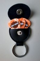 Plektrentasche + 3 Plektren Harley Davidson
