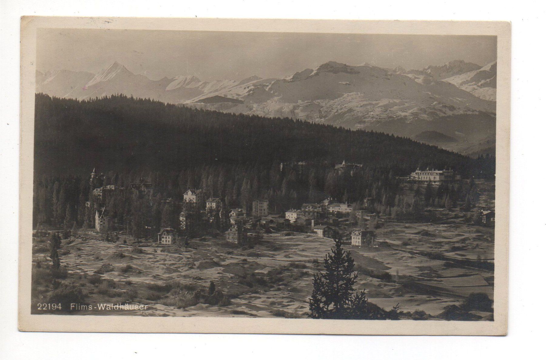 Ansichtskarten: FLIMS-WALDHAUS Waldhäuser – Gebraucht aus Jona von philajona