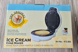 Cornet, Eishörnchen Waffeleisen für Glacé Waffeln