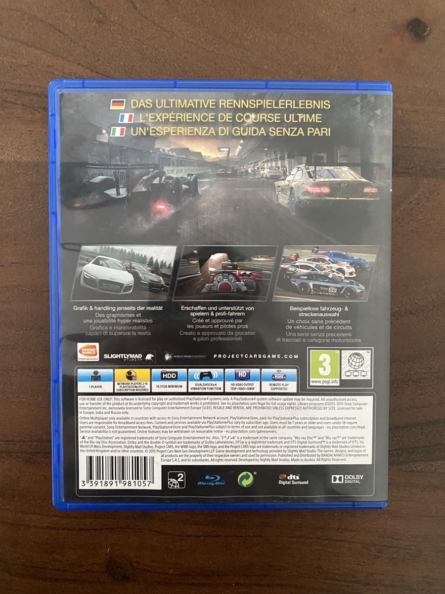 Sony Spiele: Project Cars für PS4 – Gebraucht aus Thunstetten von Virus_33 2