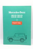 Mercedes G Klasse 240GD / 300GD / 230GD / 280GE 1983Prospekt