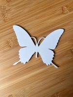 1 kleiner selbstklebender Plastikspiegel Schmetterling