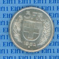 CHF___5.00 1932 unz-stgl 5 Franken