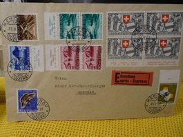 31.V.52 GROSSBRIEF PRO PATRIA UND PRO JUVENTUTE, AUSGABETAG