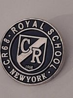 CR68 New York Anstecknadel Vintage Metall aus der Jahre 1968