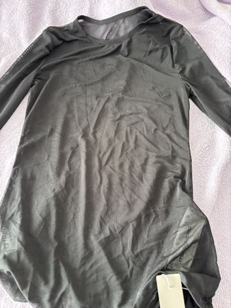 Missguided Top, schwarz, Grösse S, neu, transparent