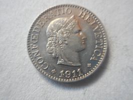 10 Rp. 1911 unz/stgl