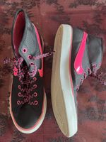 Baskets montantes Nike, taille 38, rose et noir ❤️🖤