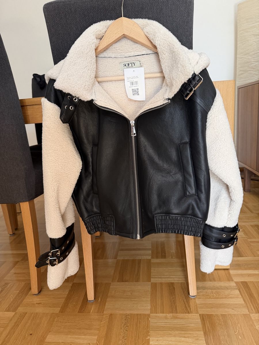 Vestes: Jacke Kunstleder mit Teddyfutter neu  – Neuf avec emballage d'origine à basel par kevinbasel92