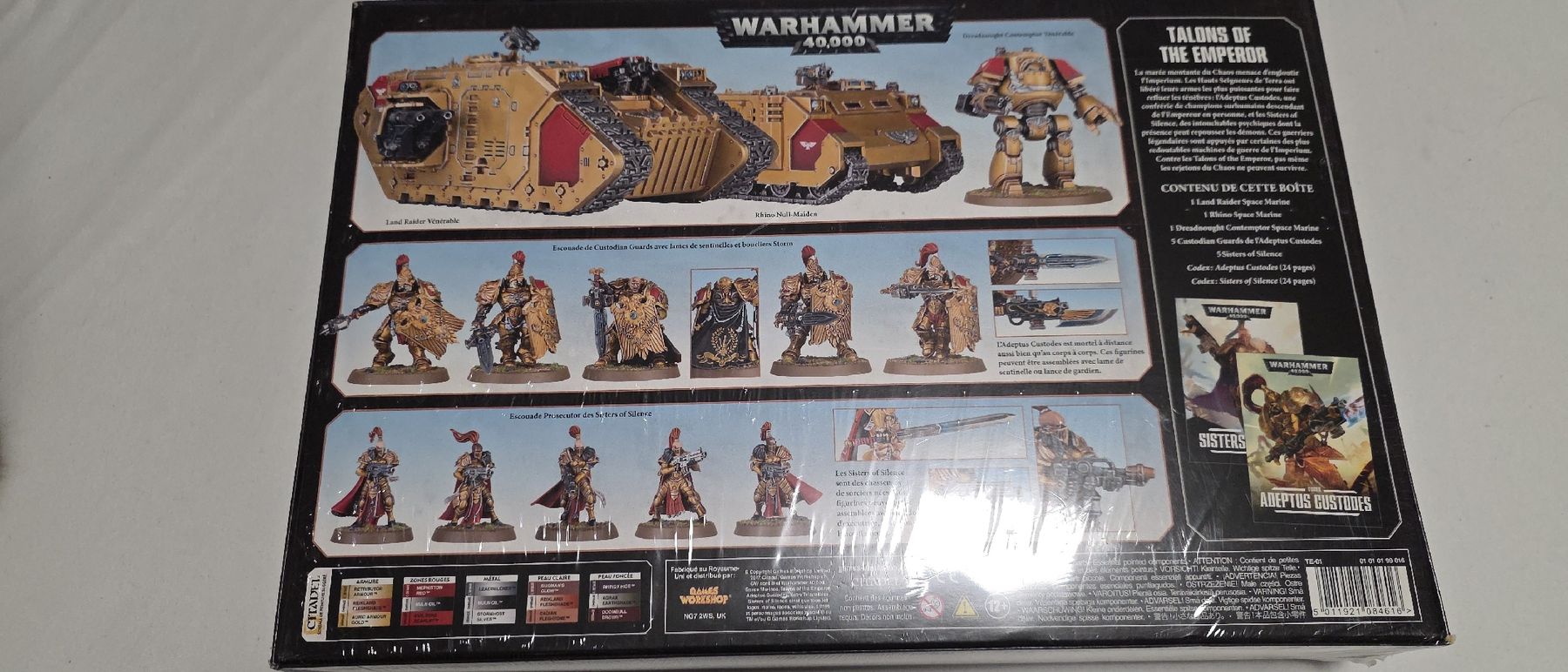 Giochi: Warhammer 40000 Adeptus Custodes – Nuovo e nell'imballaggio originale da La Chaux-de-Fonds venduto da Oxydro 1