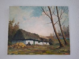 Magnifique Peinture à l'huile d'Epoque - Signé A. Leclerc