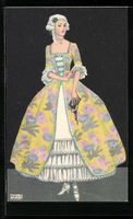 Mela Köhler: Elegante Dame mit Perücke