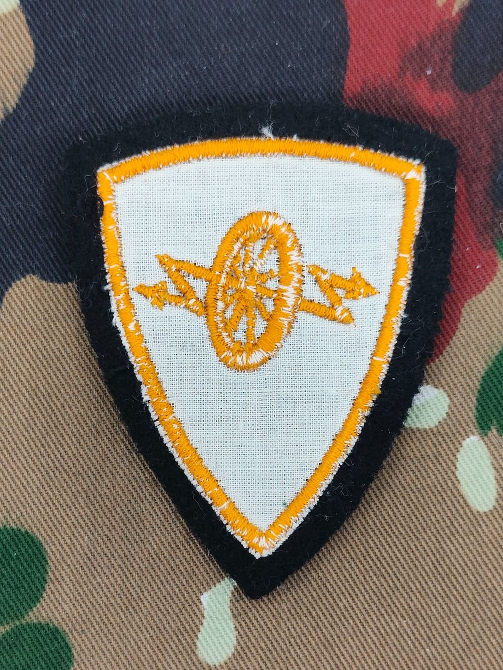 Schweizer Armee Placchette & Badge: Funktionsabzeichen Motorradfahrer Ord. 1972, Variante 4 – Usato da Bauma venduto da SwissMilitaria 1