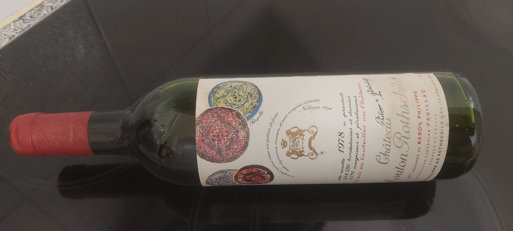 Mouton Rothschild Vino: Château Mouton Rothschild 1978 – Nuovo (secondo la descrizione) da Grenchen venduto da poggione 8
