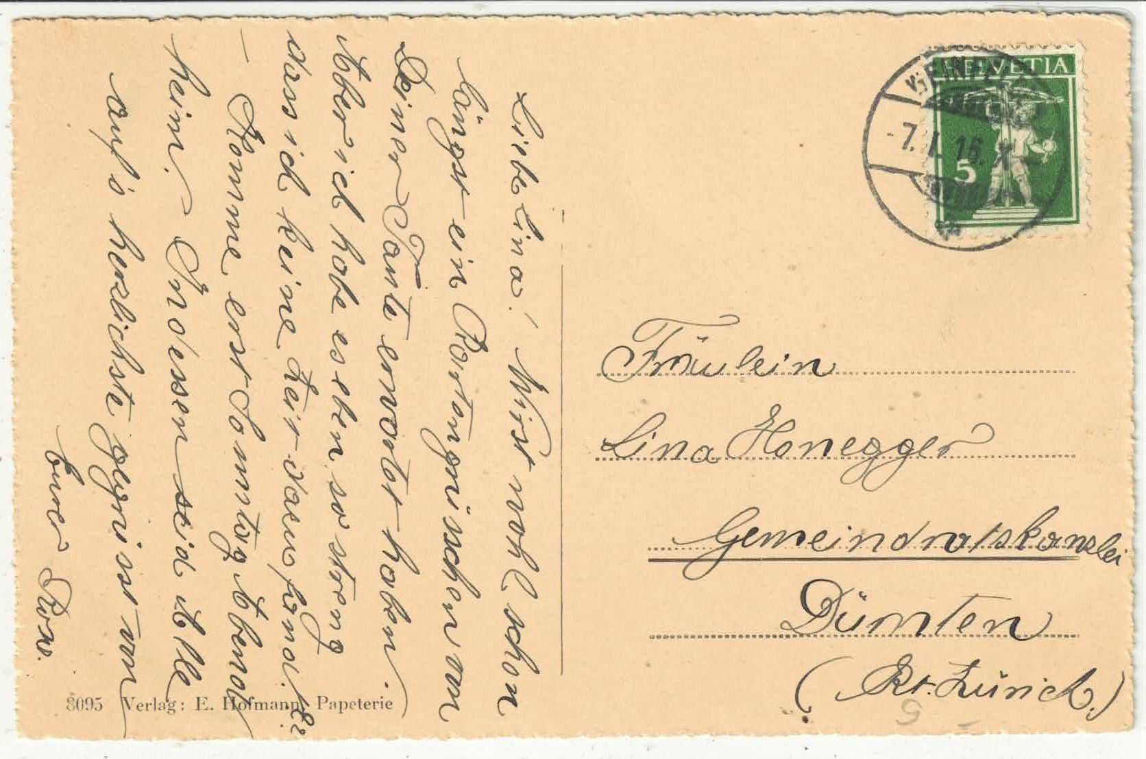 Cartoline postali: Weinfelden - Burgstock – Usato da Ettingen venduto da Kartenplanet 1