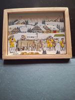 Wunderschöne Bild Bauernmalerei, Winter, * 45