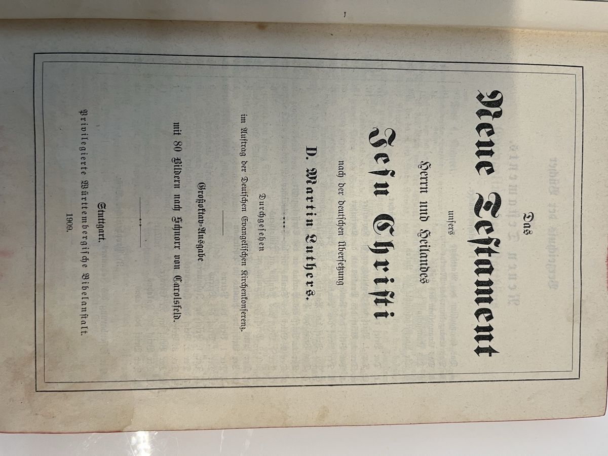 Libri: Neues Testament 1909 – Usato da Luzern venduto da Lamurga 3