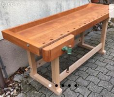Werkbank Holzwerkbank (schwere Bauart) Massiv