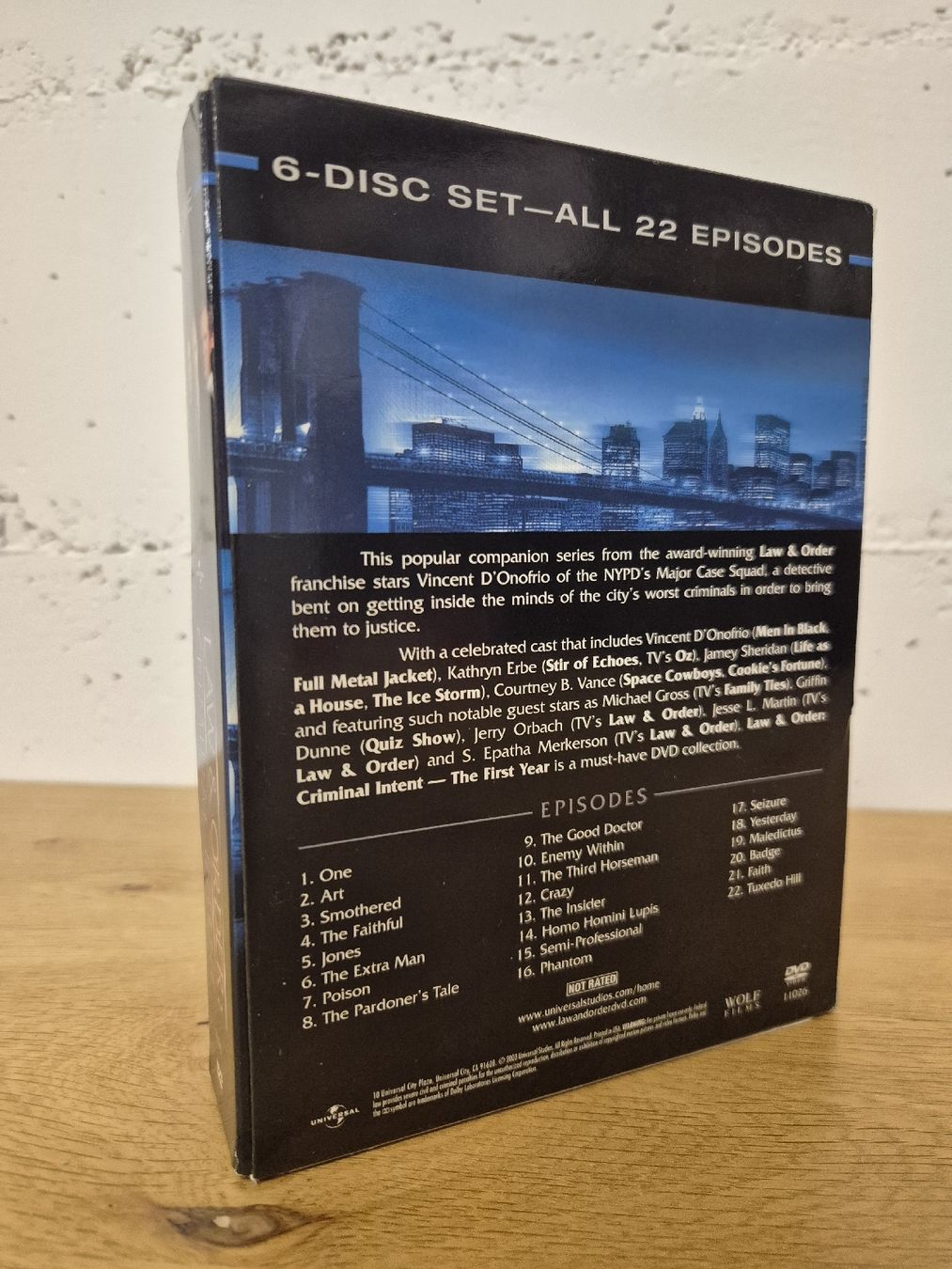 Tutti i DVDs: DVD Law & Order: Criminal Intent - Saison 1 complète  – Usato da Bogis-Bossey venduto da VNT-GE.ch 2