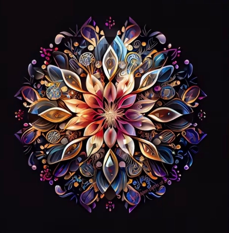 Kit bricolage: Diamond Painting : Blume- Mandala 30x30cm – Nuovo e nell'imballaggio originale da Teufenthal AG venduto da MeineSchatztruhe