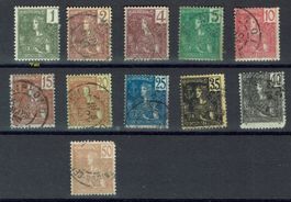 Frz. Indochine 1904 Steckkarte - gestempeltes Lot aus Serie