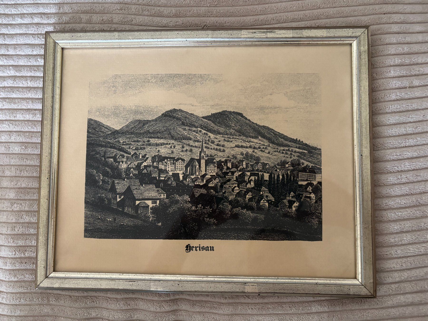 Grafica & Litografie: Herisau Lithographie, gerahmt, Top Zustand – Usato da Urdorf venduto da Muluk 1