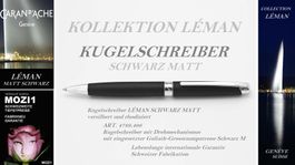 AKTION = 4789.496 Schwarz Matt * Léman CDA * Kugelschreiber