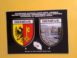 Geneve Vinyl Wappen Abziehbild AK 1982